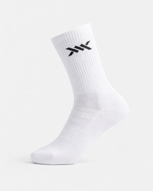 Caged Crew Calze – Bianco