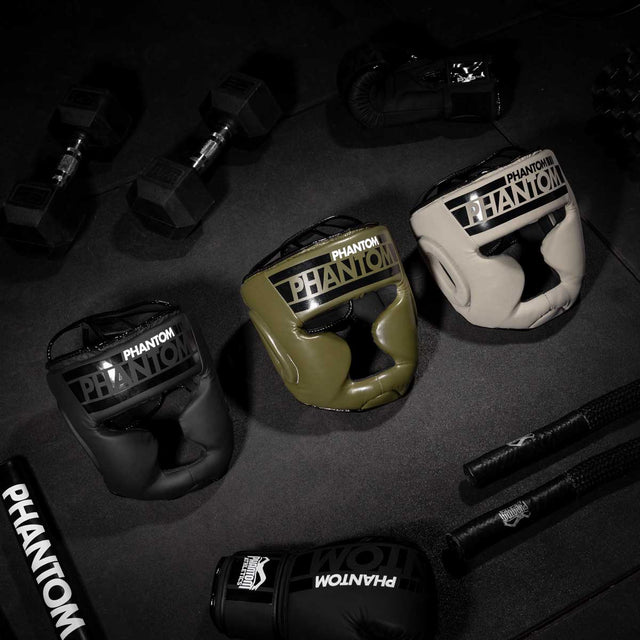 Phantom Athletics Kopfschutz Apex Full Face – Schwarz