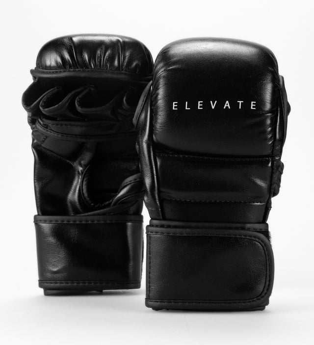 Guantes de sparring MMA Elevate Prime – Negro/Blanco