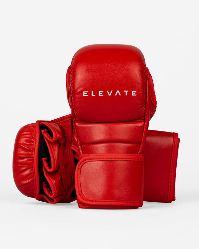 Gants de sparring MMA Elevate Prime – Rouge/Blanc