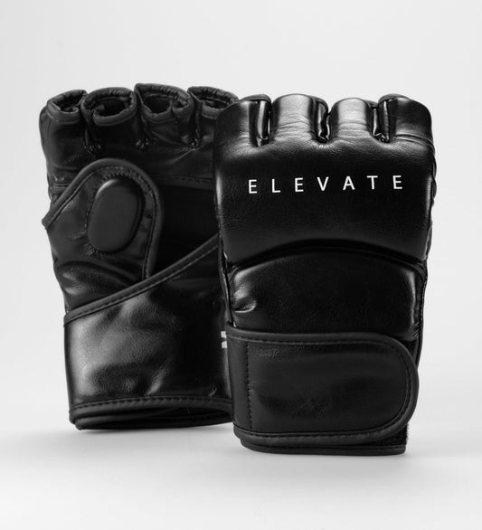 Gants de MMA Elevate 'Prime' - Noir/Blanc