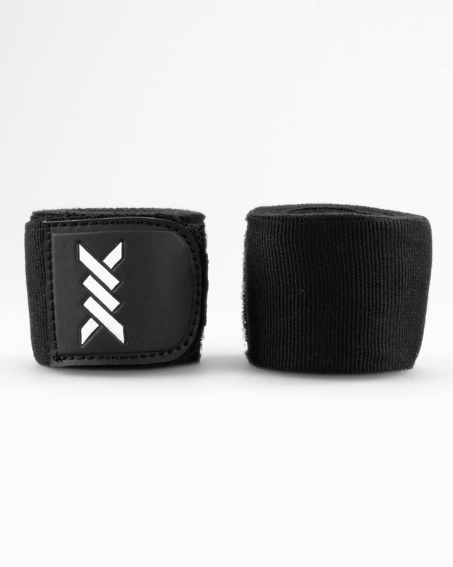 Vendas de boxeo Caged Essential – Negro (incluye bolsa de lavado)