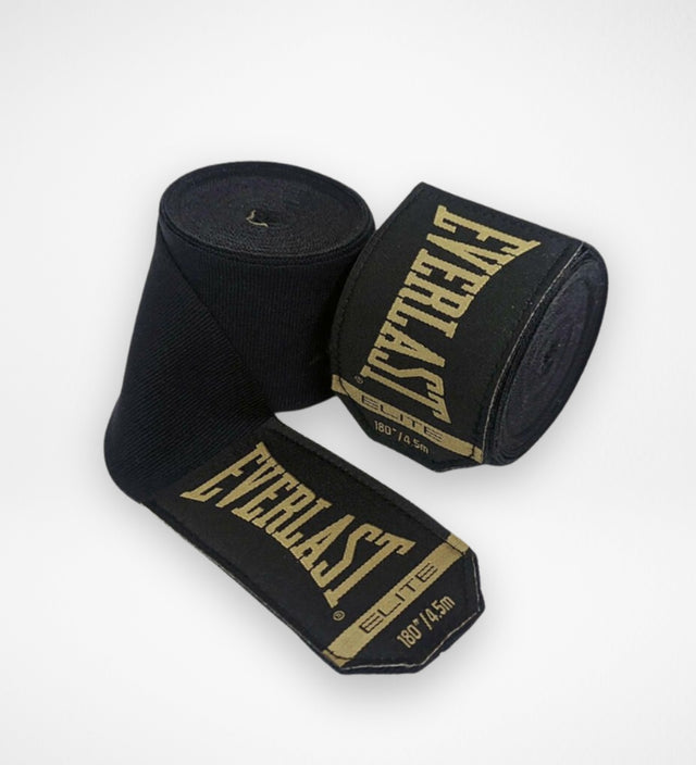 Bandes de boxe Everlast Elite – Noir