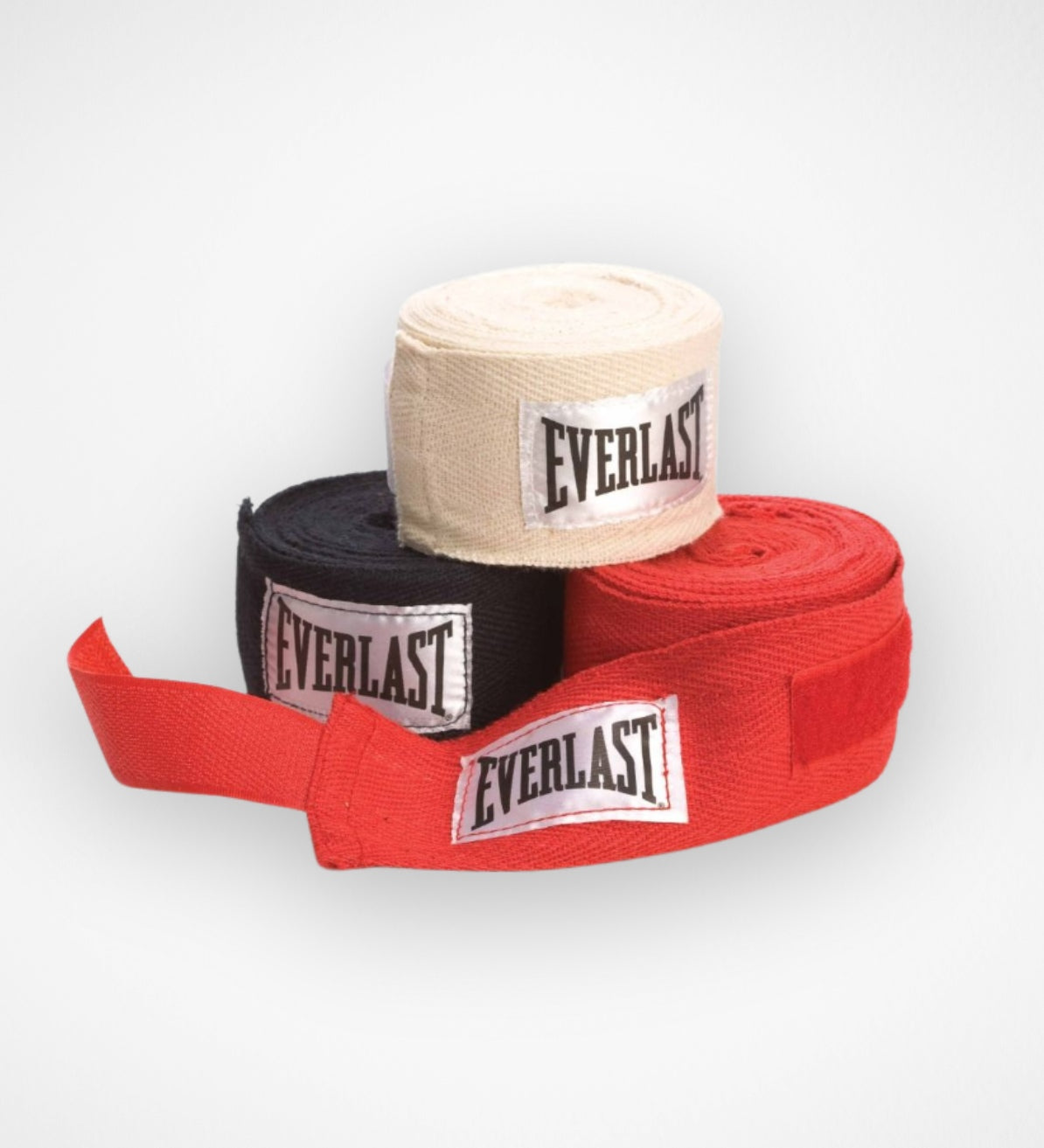 Bende da boxe Everlast Core 3Pack – Nero/Bianco/Rosso