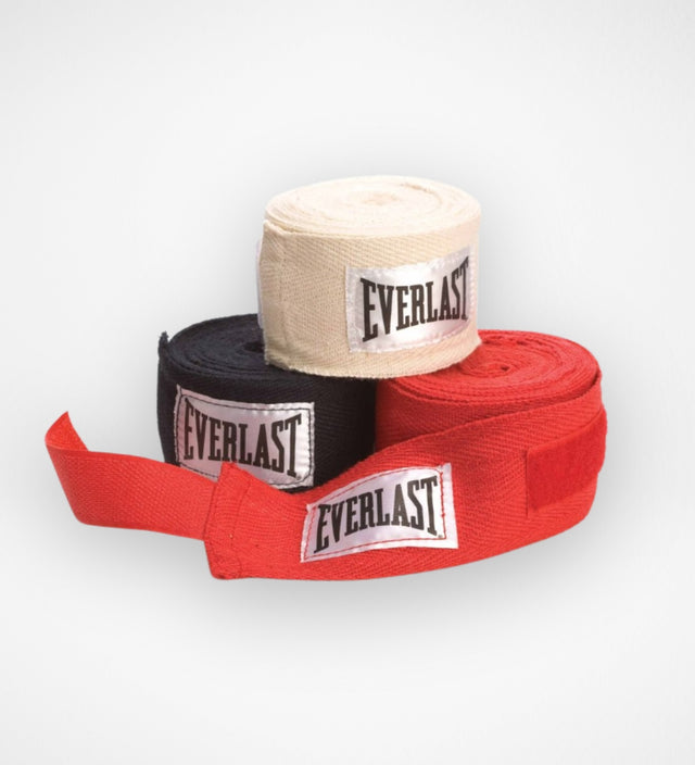 Bende da boxe Everlast Core 3Pack – Nero/Bianco/Rosso