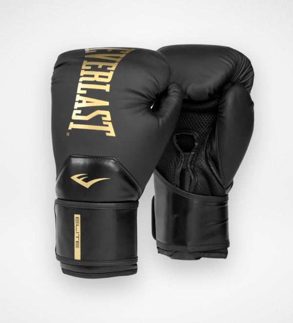 Everlast Elite 2 Boxhandschuhe – Schwarz/Gold