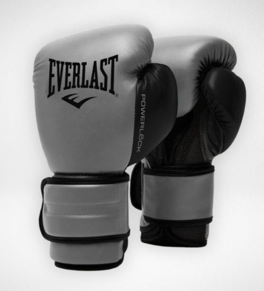 Gants de Boxe Everlast Powerlock 2R - Gris/Noir