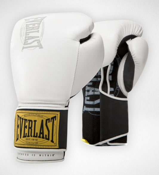 Gants de boxe Everlast 1910 Classic - Blanc