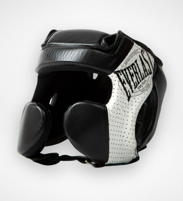 Casco da boxe Everlast 1910 – Nero/Bianco