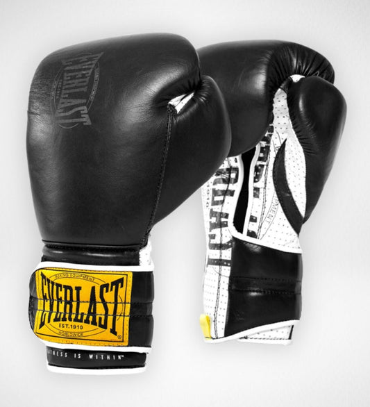 Gants de boxe Everlast 1910 Pro Classic - Noir
