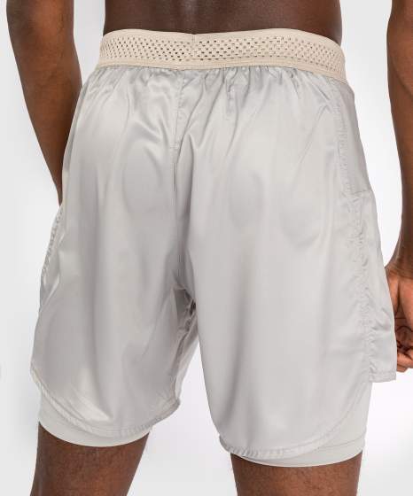 Short MMA Venum Attack - Blanc/Gris