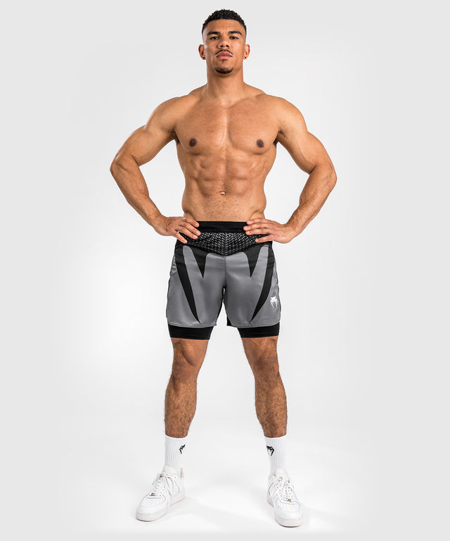 Venum MMA-Shorts Attack – Schwarz/Grau