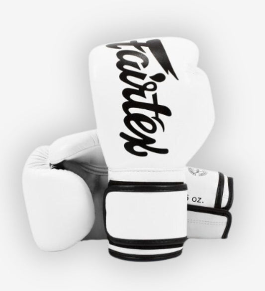 Gants de boxe Fairtex BGV14 - Blanc/Noir