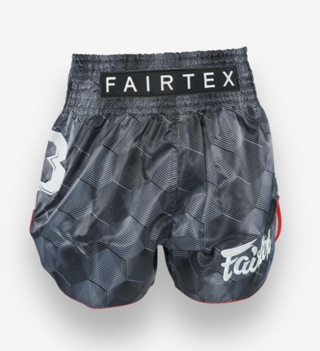 Pantalones de Muay Thai Fairtex FXB Stealth – Gris