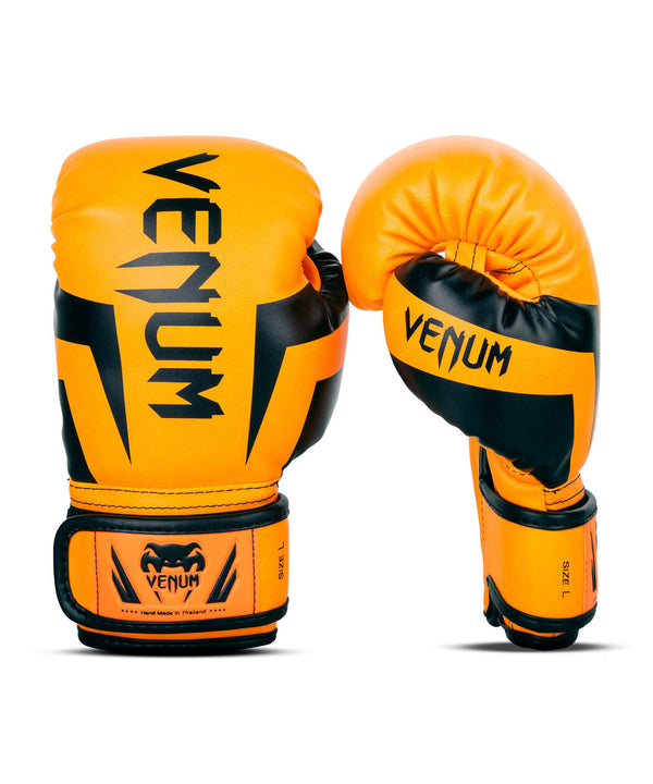 Venum Elite Kids Boxing Gloves – Neon Orange