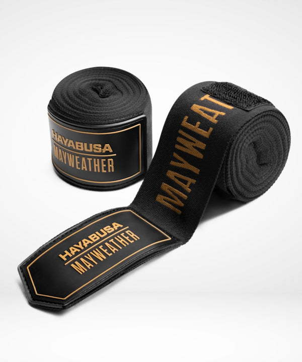 Vendas de boxeo Hayabusa x Mayweather Deluxe – Negro/Oro