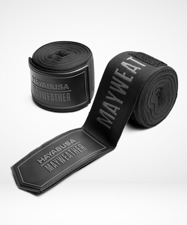 Hayabusa x Mayweather Deluxe Hand wraps - Black/Gray