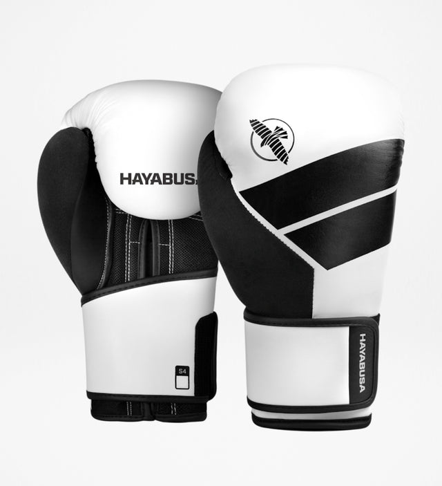 Gants de boxe Hayabusa S4 – Blanc/Noir