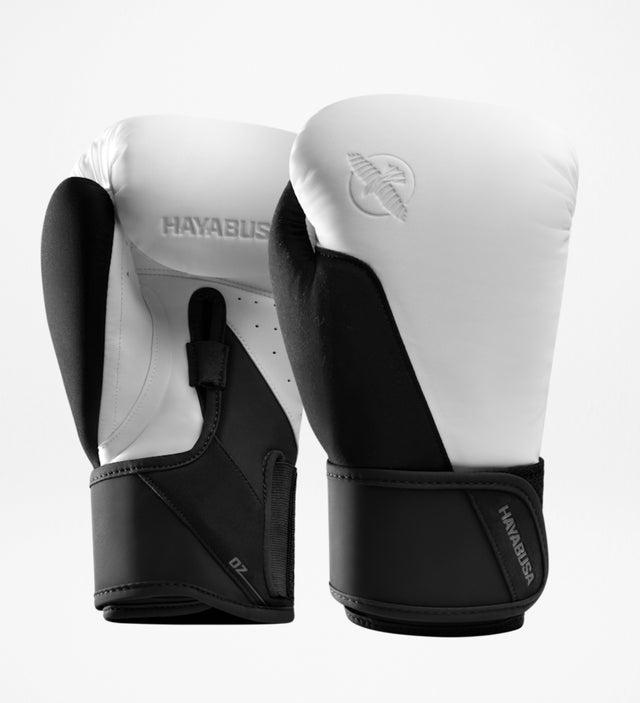 Guantes de boxeo Hayabusa T360 – Blanco/Negro