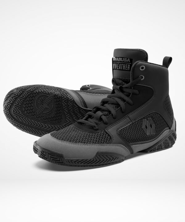 Botas de boxeo Hayabusa x Mayweather Champ – Negro/Gris