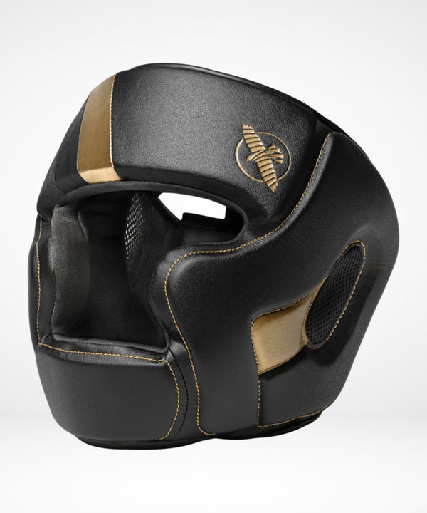 Hayabusa Kopfschutz T3 – Schwarz/Gold