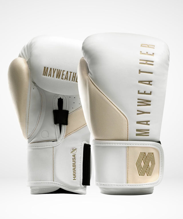 Guantoni da boxe Hayabusa x Mayweather Champ – Bianco/Oro