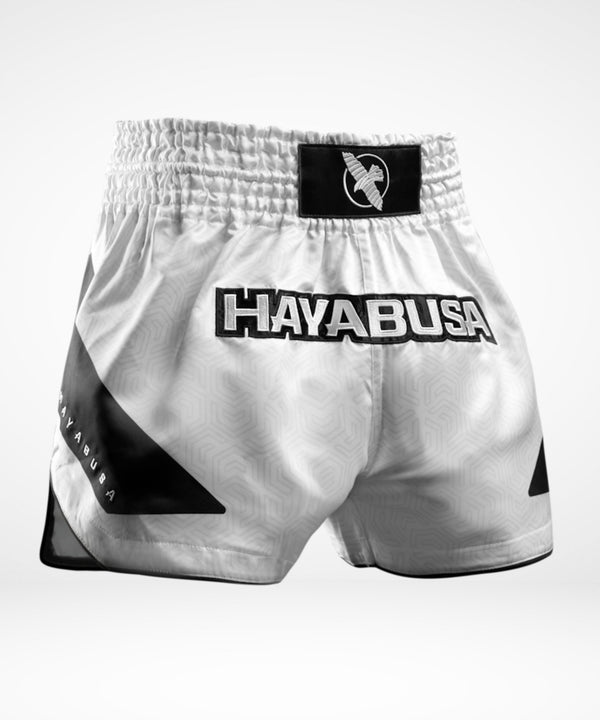 Shorts de Muay Thai Hayabusa Core – Blanc