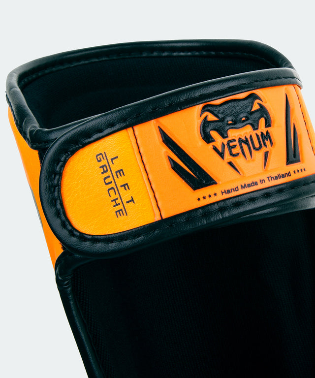 Venum Kickboks Scheenbeschermers Elite Kinderen - Neon Oranje