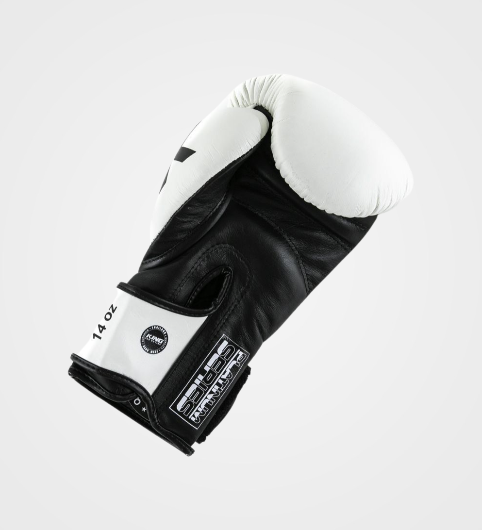 Gants de boxe King Pro Boxing Platinum 5 - Blanc/Noir