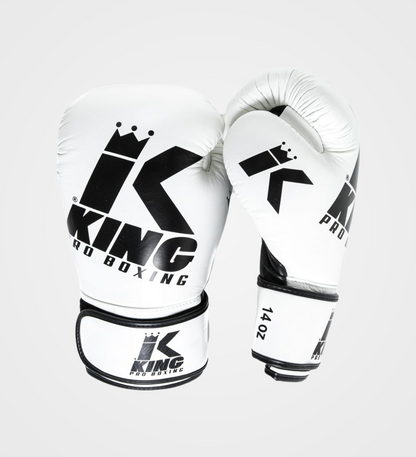 Gants de boxe King Pro Boxing Platinum 5 - Blanc/Noir