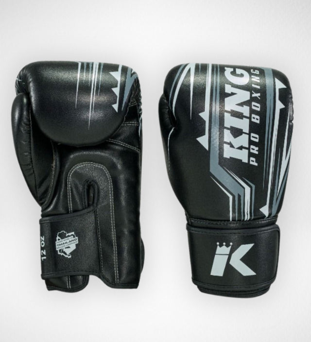 Guantoni da boxe King Pro Boxing BG Spartan – Nero/Grigio