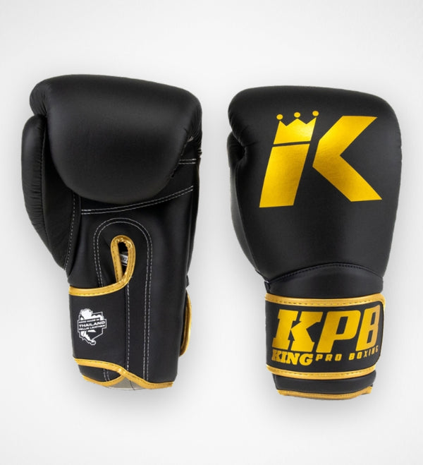 Guantes de boxeo King Pro Boxing BGK – Negro/Oro