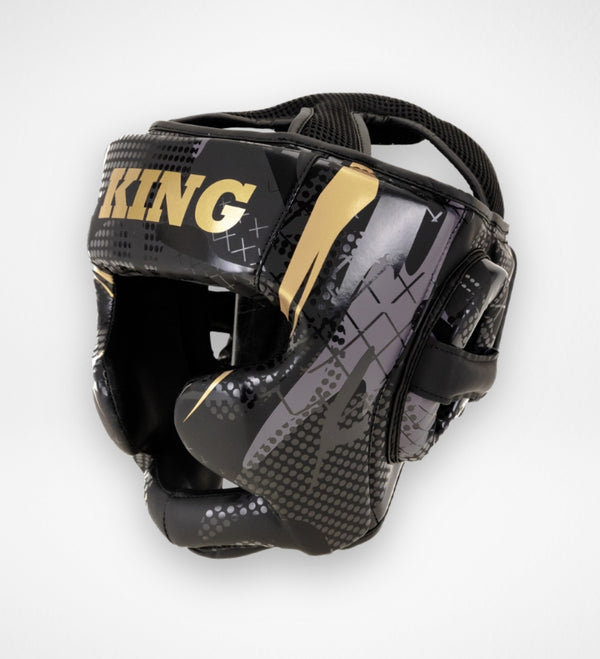 Casque de boxe King Pro Boxing KPB/HG Shogun – Noir/Or