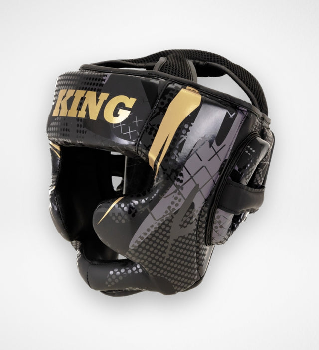 Casque de boxe King Pro Boxing KPB/HG Shogun – Noir/Or