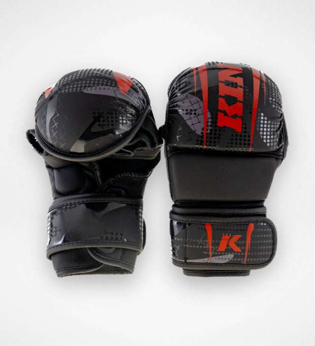 King Pro Boxing MMA-Sparringshandschuhe Shogun – Schwarz/Rot