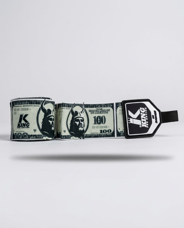 King Pro Boxing Hand wraps Viking - Black/Green