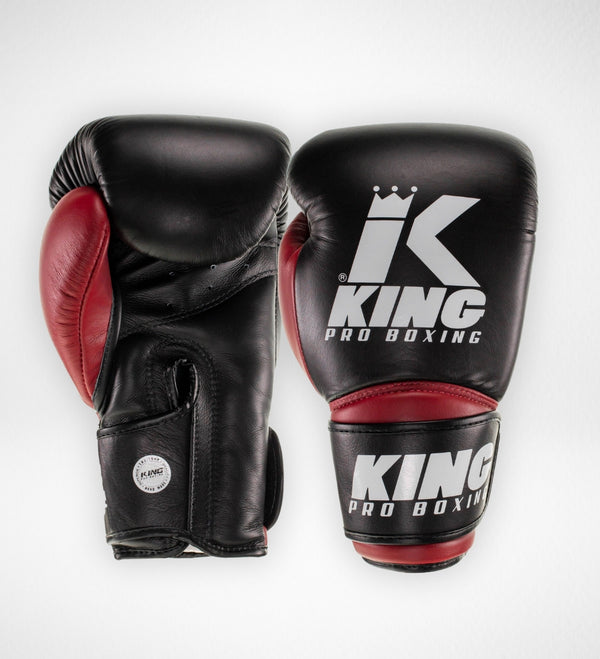 King Pro Boxing Boxhandschuhe Star 10 – Schwarz/Rot