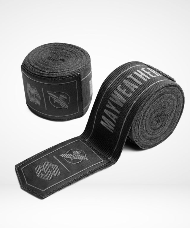Hayabusa x Mayweather Bandagen Stretch – Schwarz/Grau