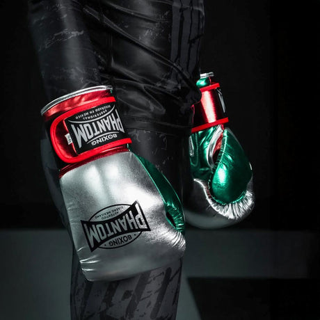 Phantom Athletics Bokshandschoenen Mexico - Zilver/Groen/Rood