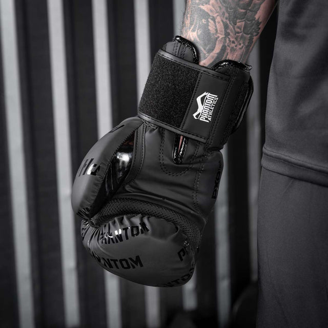 Gants de boxe Phantom Athletics Velcro – Noir/Blanc
