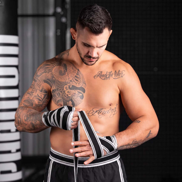 Bandes de boxe Phantom Athletics MT-Pro – Blanc