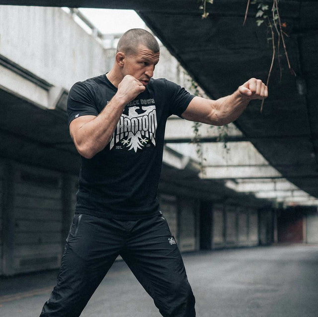 T-Shirt Phantom Athletics Germany Never Back Down – Noir