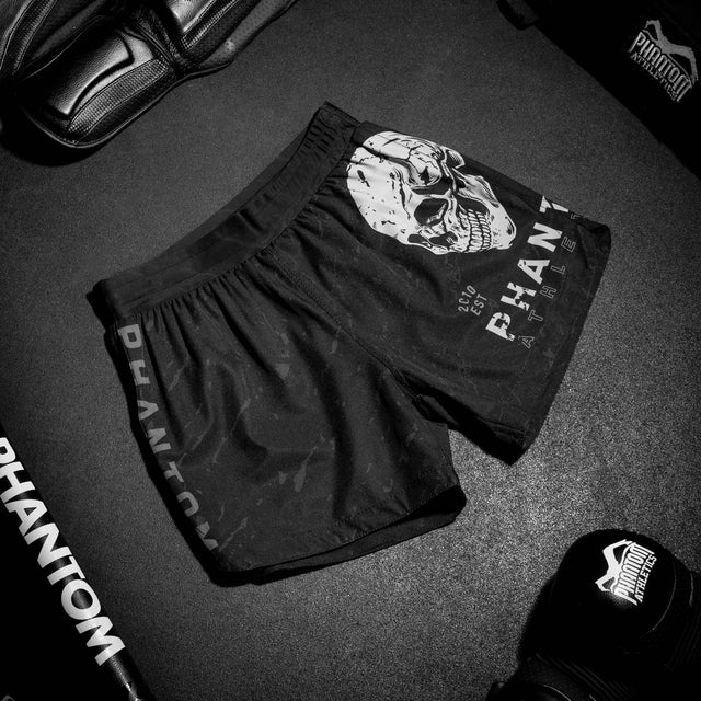 Pantaloncini MMA Phantom Athletics Fusion Skull – Nero