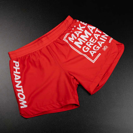 Phantom Athletics MMA Shorts Fusion-R Make MMA Great Again - Rood
