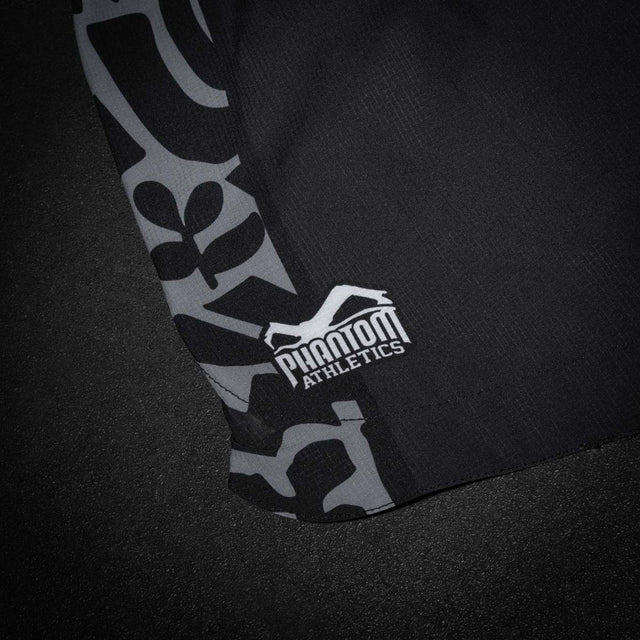 Shorts de MMA Phantom Athletics Fusion-R Groundgame – Noir/Gris