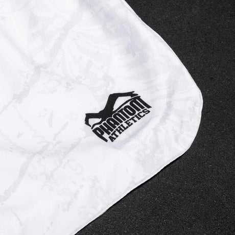 Pantaloni scurți Muay Thai Phantom Athletics Fusion – Negru/Alb