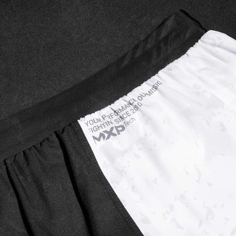 Pantaloni scurți Muay Thai Phantom Athletics Fusion – Negru/Alb