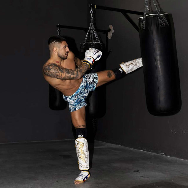 Shorts de MMA Phantom Athletics Fusion Tsunami – Bleu