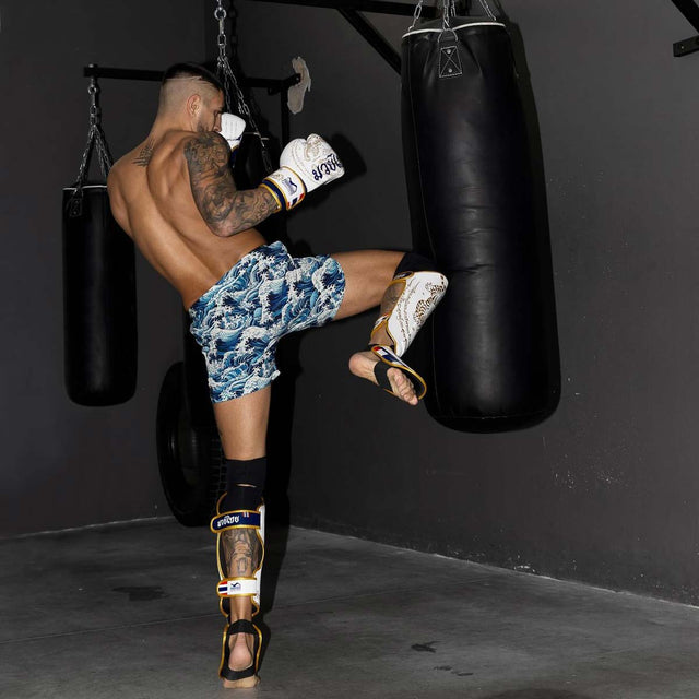 Shorts de MMA Phantom Athletics Fusion Tsunami – Bleu
