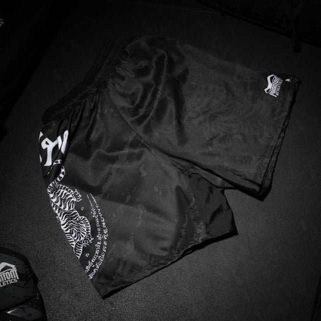 Pantalones de Muay Thai Phantom Athletics EVO – Negro